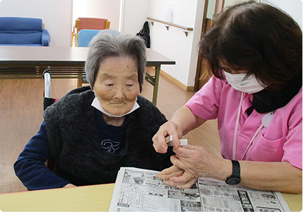 日常生活をサポート：爪切り