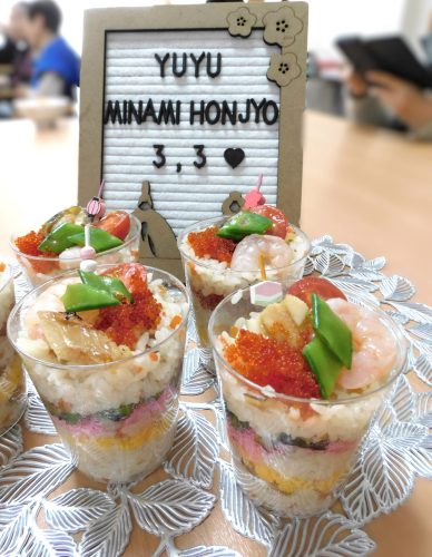 手作り昼食🌸ひな祭り🌸